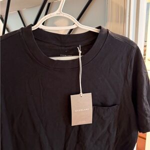 Everlane Black Short Sleeve Dress